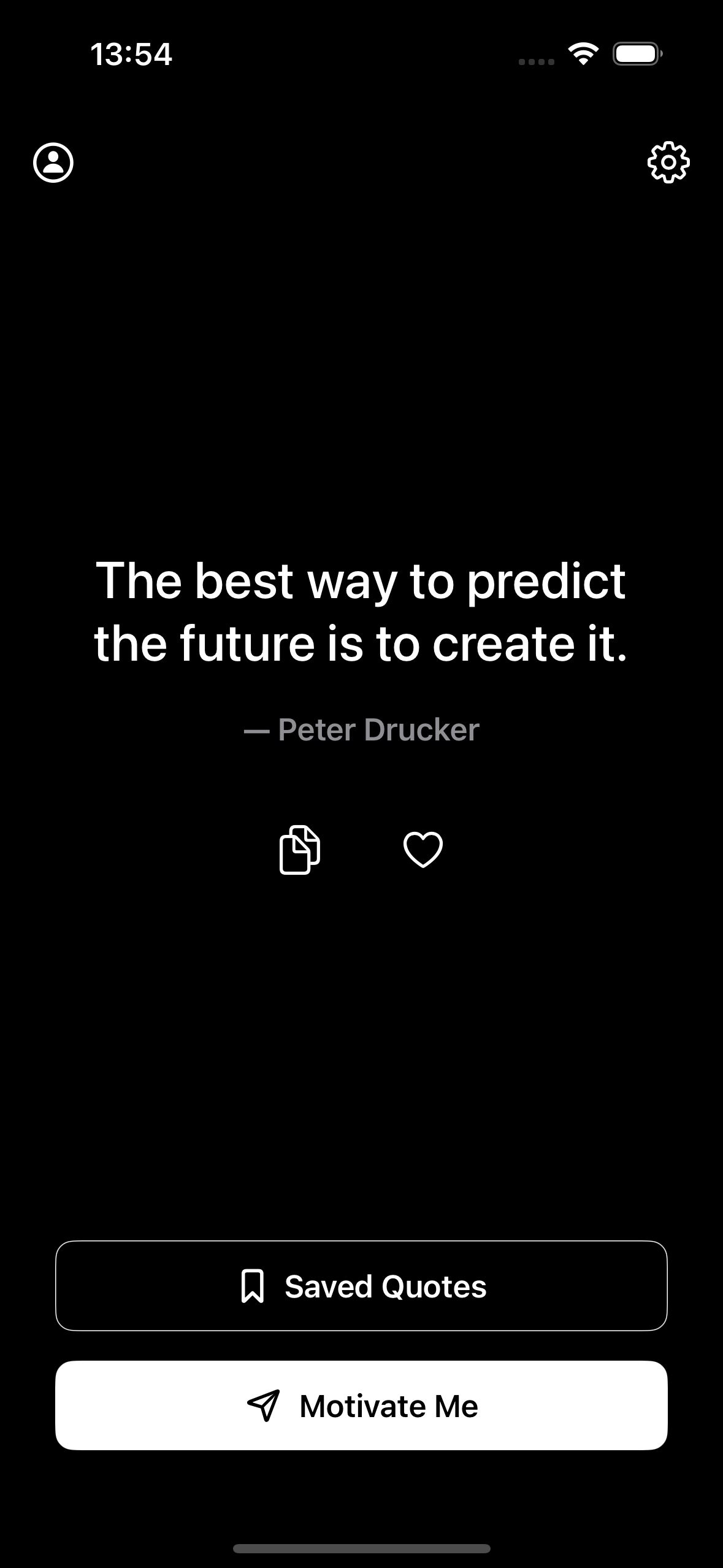 Mind Motivation App Screenshot