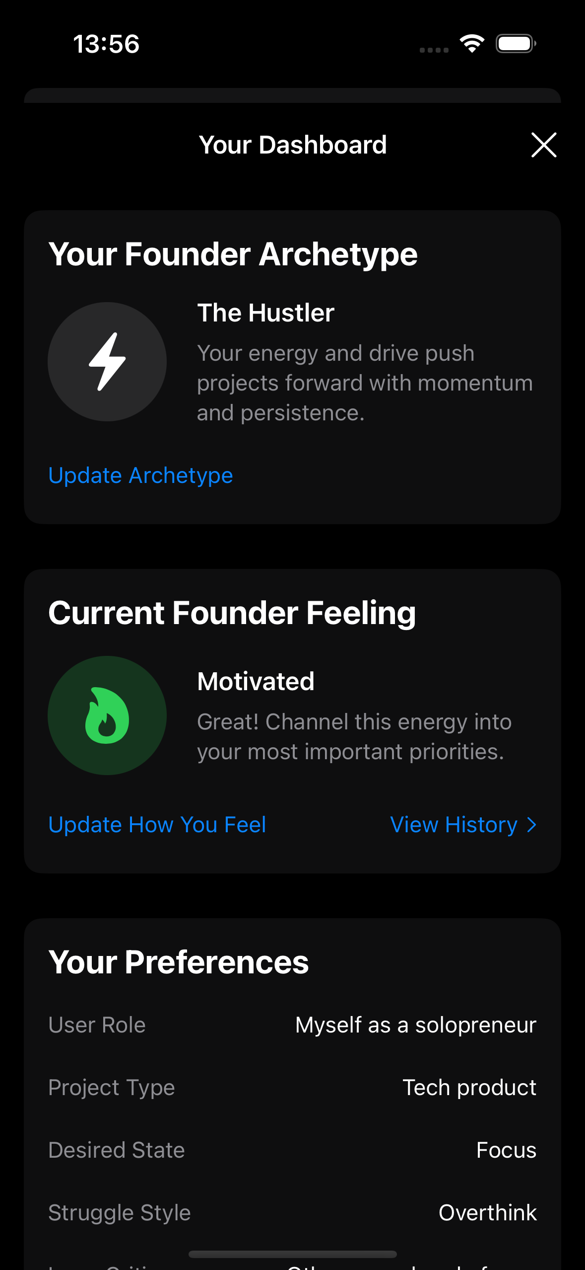 Dashboard Screen